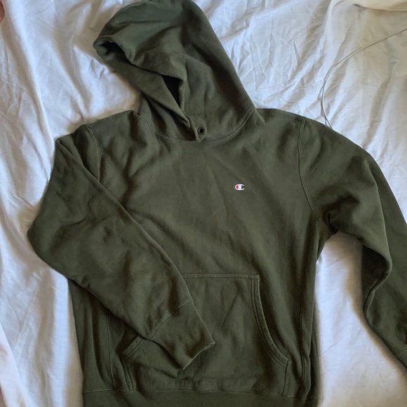 Champion Other - Vintage Champion Hoodie Olive Green